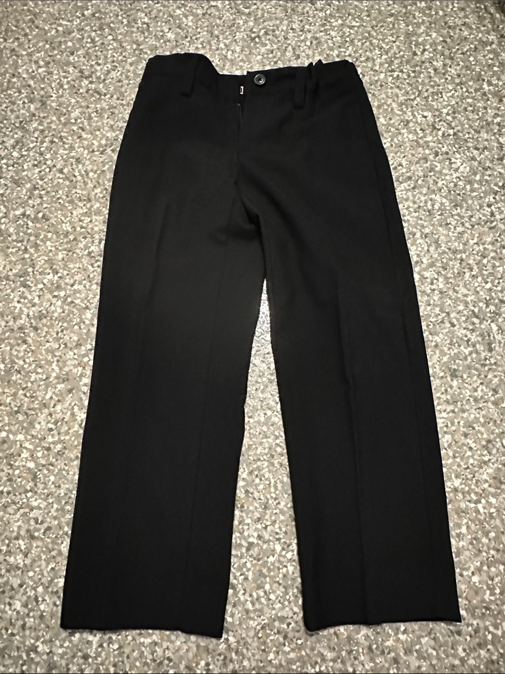 Boys Black Dress Pants - Classic Straight Fit